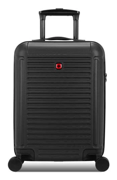 Swissgear 20-inch Carry-on Hardside Luggage In Black
