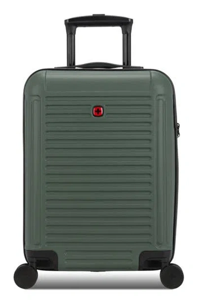 Swissgear 20-inch Carry-on Hardside Luggage In Green