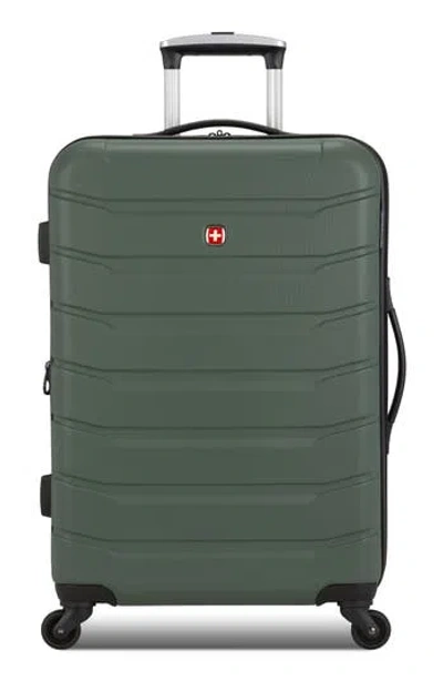 Swissgear 24-inch Hardside Spinner Suitcase In Green