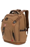 Swissgear 3636 Usb Work Pack Pro Tool Backpack In Black/brown