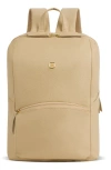 Swissgear 9901 Faux Leather Laptop Backpack In Cream