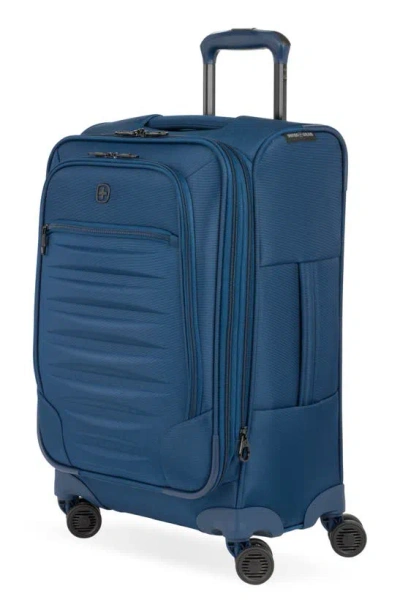 Swissgear Checklite Carry-on Spinner Suitcase In Gibraltar Sea