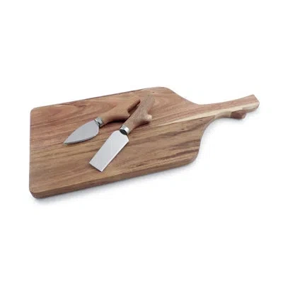 Swissmar Acacia Cheese Board & Knife Set In Brown