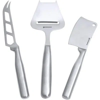 Swissmar Stainless Steel 3 Piece Assorted Knife Set In Silver