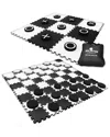 Swooc Games Giant Checkers & Tic Tac Toe 2-in-1