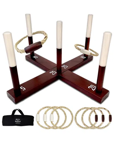 Swooc Games Rustic Ring Toss Game (all Weather) In Brown