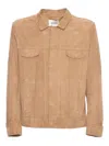 Sword 6.6.44 S.w.o.r.d 6.6.44 Leather Jacket In Beige