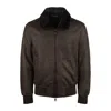 Sword 6.6.44 S.w.o.r.d 6.6.44 Brown Shearling Bomber Jacket In Brown