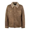 Sword 6.6.44 S.w.o.r.d 6.6.44 Brown Shearling Jacket In Brown