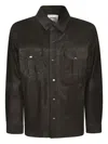 Sword 6.6.44 Button-fastening Flap-pocket Shirt Jacket In Black