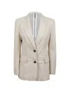 Sword 6.6.44 Button Patch Pocket Jacket In White