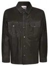 Sword 6.6.44 Button-fastening Flap-pocket Shirt Jacket In Black