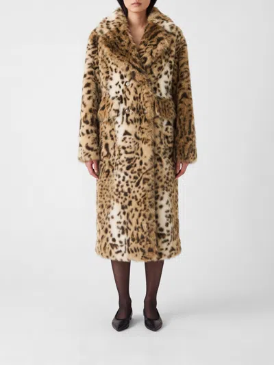 Sword 6.6.44 Coat Woman Color Savannah In Animal Print