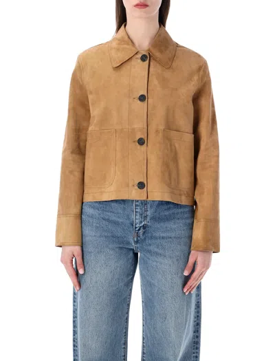 Sword 6.6.44 Cropped Jacket In Brown