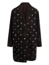 Sword 6.6.44 Long-sleeved Leather Jacket In Black