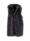 Sword 6.6.44 Faux Fur Vest In Black