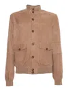 Sword 6.6.44 S.w.o.r.d 6.6.44 Leather Jacket In Brown