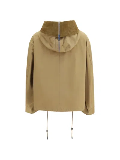 Sword 6.6.44 Hooded Jacket In Brown