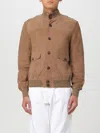 Sword 6.6.44 S.w.o.r.d 6.6.44 Leather Jacket In Braun