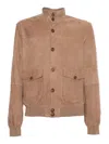 Sword 6.6.44 S.w.o.r.d 6.6.44 Leather Jacket In Brown