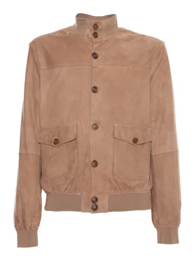 Sword 6.6.44 S.w.o.r.d 6.6.44 Leather Jacket In Brown