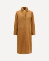 Sword 6.6.44 S.w.o.r.d 6.6.44 Leather Shearling Coat In Brown