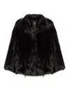 Sword 6.6.44 Long-sleeve Faux-fur Jacket In Green