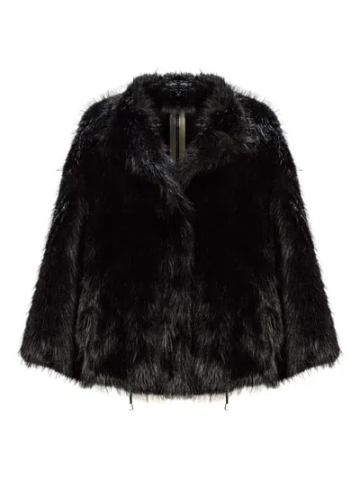 Sword 6.6.44 Long-sleeve Faux-fur Jacket In Green