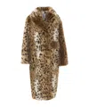 Sword 6.6.44 Leopard-print Coat In Brown