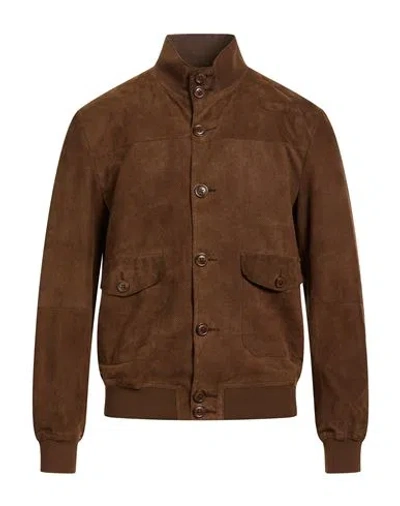 Sword 6.6.44 Man Jacket Brown Size 40 Leather