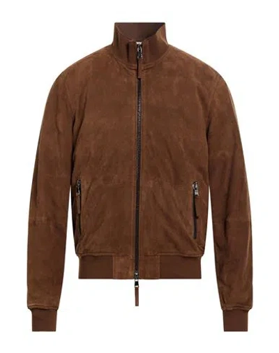 Sword 6.6.44 Man Jacket Brown Size 40 Leather