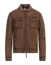 Sword 6.6.44 Man Jacket Khaki Size 44 Leather In Beige