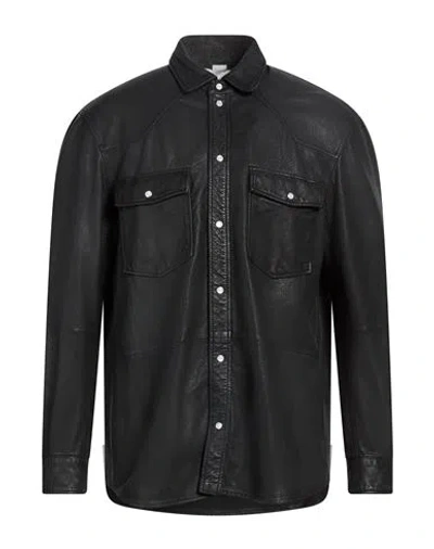 Sword 6.6.44 Man Shirt Black Size 40 Leather
