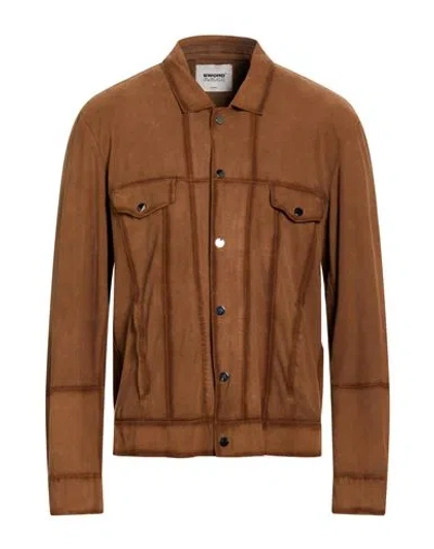 Sword 6.6.44 Man Shirt Brown Size 40 Leather
