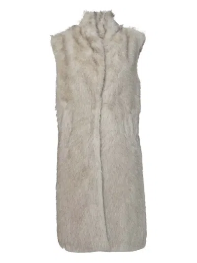 Sword 6.6.44 Sleeveless Coat In Neutral