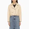 Sword 6.6.44 S.w.o.r.d 6.6.44 Milk-white Biker Jacket In White