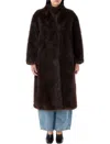Sword 6.6.44 S.w.o.r.d 6.6.44 Coat Eco Fox In Brown