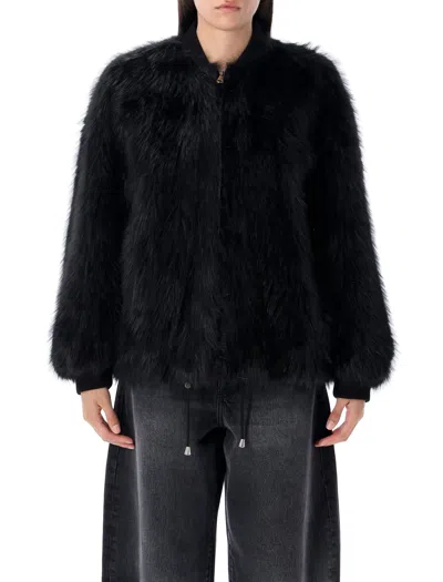 SWORD 6.6.44 SWORD ECO-FUR BOMBER JACKET
