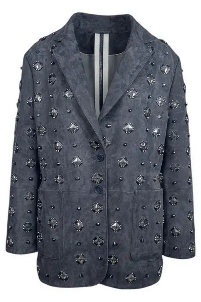 Sword 6.6.44 Sword Jackets Grey In Grigio Neri E Grigi