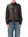 Sword 6.6.44 Sword Leather Bomber In Pattern