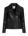 Sword 6.6.44 Woman Jacket Black Size 14 Leather In Black