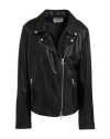 Sword 6.6.44 Woman Jacket Black Size 14 Leather In Black