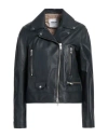 Sword 6.6.44 S.w.o.r.d 6.6.44 Leather Biker Jacket Clothing In Blue