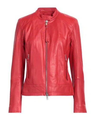 Sword 6.6.44 Woman Jacket Red Size 6 Leather