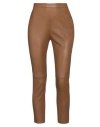 Sword 6.6.44 Woman Pants Camel Size 8 Leather In Beige