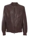 Sword 6.6.44 Zip Bomber Jacket In Marrone