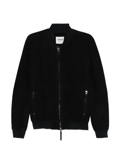 Sword 6.6.44 Zip-up Jacket In Blue