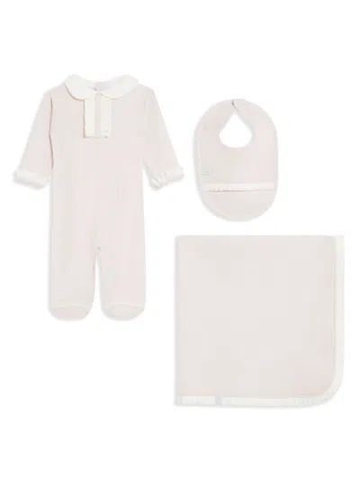 Swp By Irina Ruffle-detail Babygrow Set In Pink