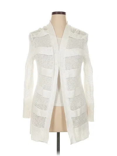 Pre-owned Swtr Cardigan Sweater In White