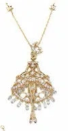 Sybarite Fairies Necklace In Gold